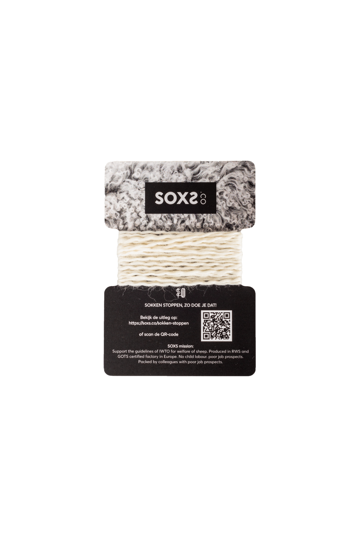 SOXS Wollen Stopgaren Off White | Stopwol Gebroken Wit