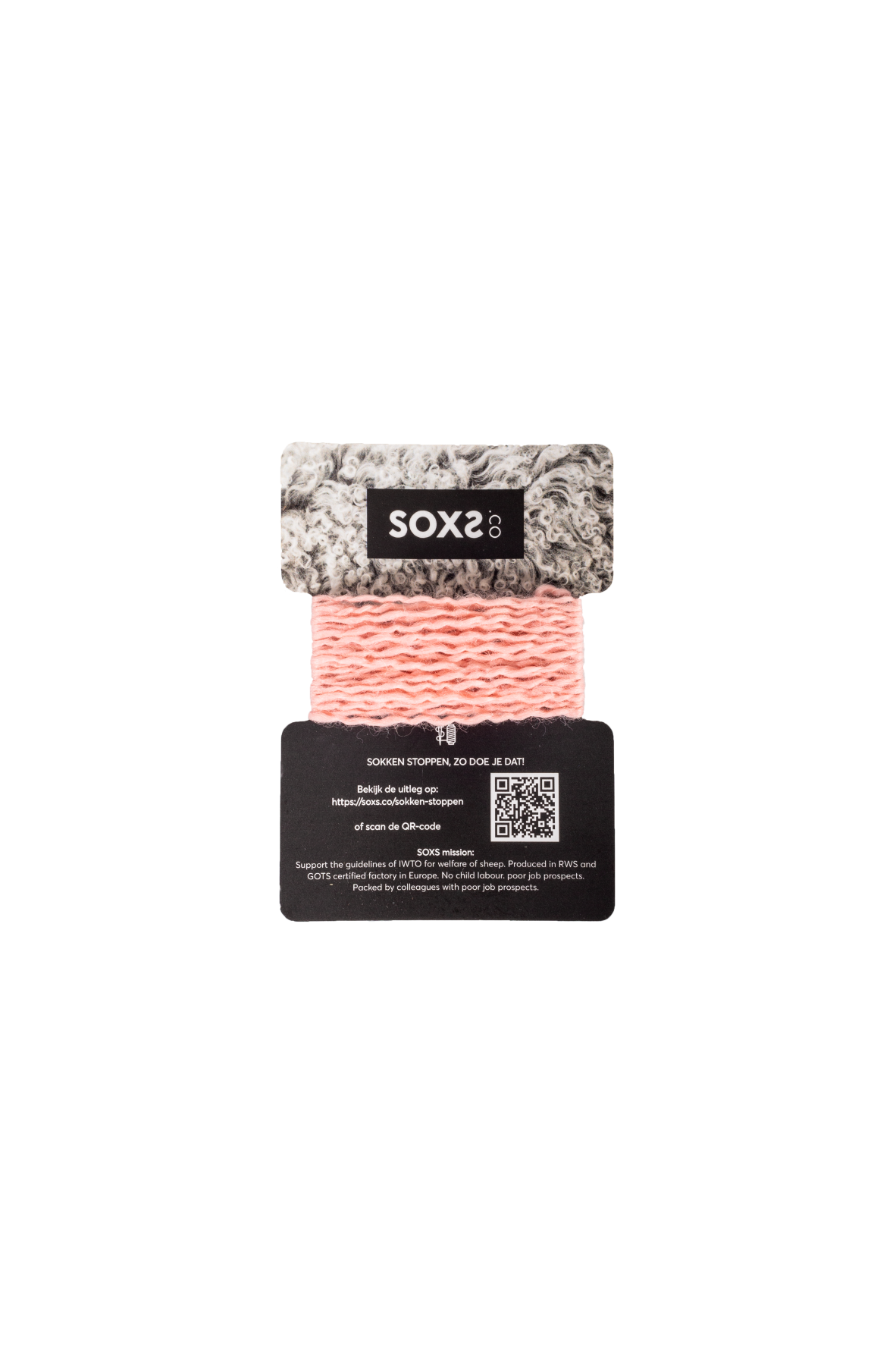 SOXS Wollen Stopgaren Pink | Stopwol Roze