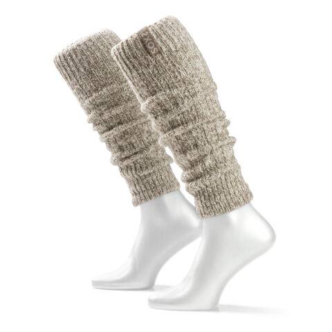 SOXS Beige wollen dames legwarmer Warm Sand label